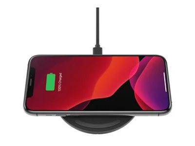 Image of Belkin BoostCharge 10W Wireless Charging Pad + QC 3.0 Wall Charger + Cable