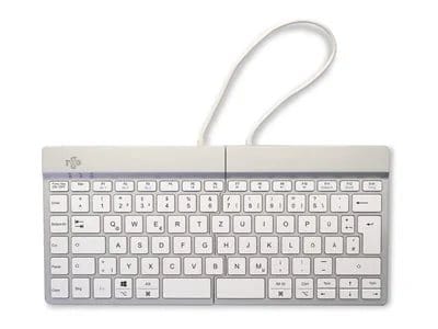 Lenovo Ergonomische Tastatur R-Go Split Break (Wei, drahtlos, QWERTZ - DE)