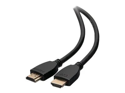 Cmple - 28AWG High Speed HDMI Cable with Ethernet - Black - 3ft.
