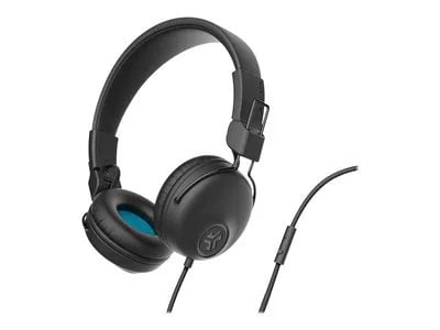 JLab Studio Wired On-Ear Headphones - Black