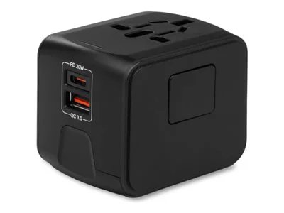 Cellairis International Travel Adapter USB-C + USB-A Wall Charger