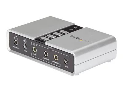 StarTech.com 7.1 USB Audio Adapter External Sound Card with SPDIF Digital Audio