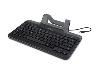 Image of Belkin Wired Tablet Keyboard with Stand for Chrome OS (USB-C Connector) - Black