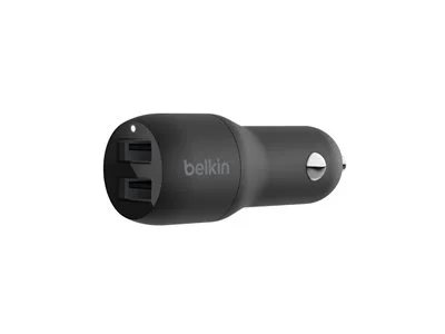 Belkin Dual 24W USB-A Car Charger - Black - image 8