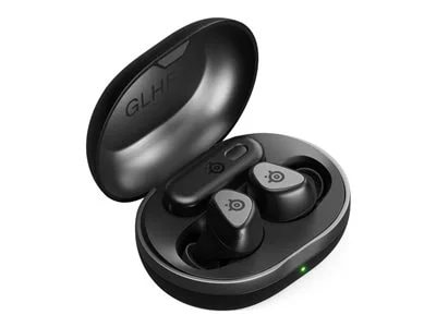 SteelSeries - Arctis GameBuds True Wireless Noise Cancelling Gaming Earbuds for PS5, PS4, PC, Switch - Black - image 2