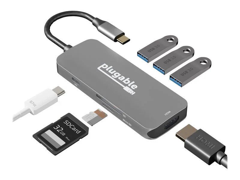 Lenovo's Plugable USB-C 7-in-1 Hub