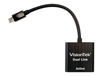

VisionTek Mini DisplayPort to Dual Link DVI-D Active Adapter (M/F)