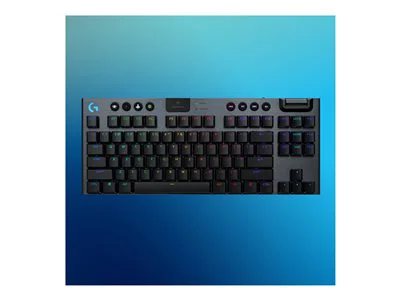 Logitech G G915 X LIGHTSPEED TKL Wireless Mechanical GL Gaming Keyboard with RGB Backlighting, Brown Linear Switch - Black