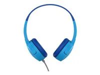 Belkin SOUNDFORM Mini Wired On-Ear Headphones for Kids - Blue