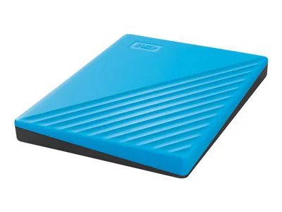 WD My Passport 1TB Portable External Hard Drive - Blue