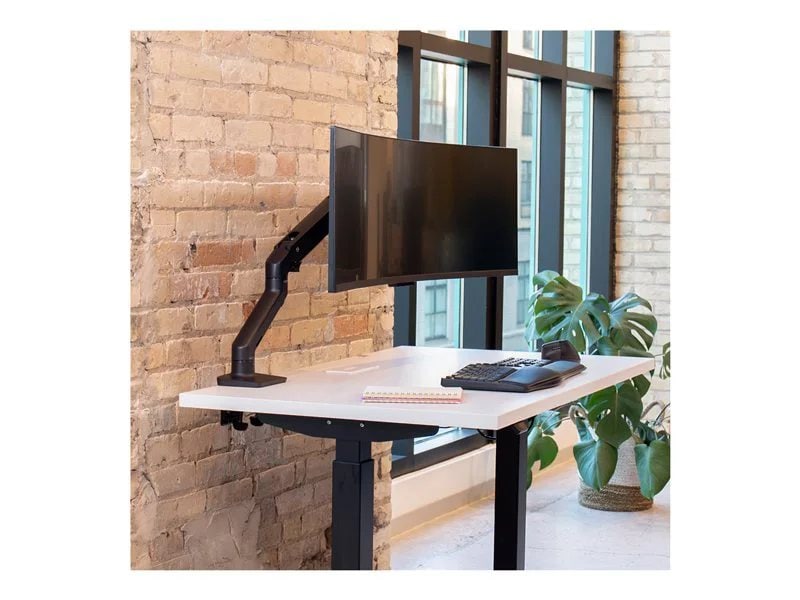 Ergotron モニターアーム 黒 Ergotron HX Desk Monitor Arm with HD Pivot (black