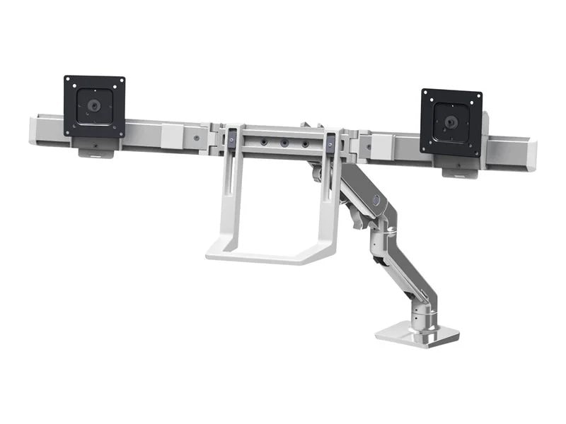 ergotron HX モニターアーム Desk Monitor Arm Ergotron HX DESK DUAL MONITOR ARM, Polished Aluminum
