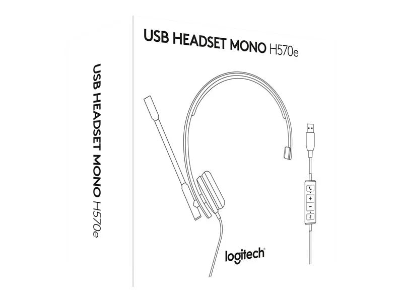 LOGITECH - Casque Micro USB Mono H570e
