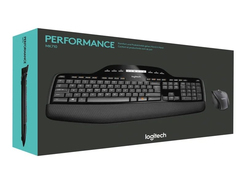 Logitech Wireless Desktop MK710 - keyboard and mouse set - English
