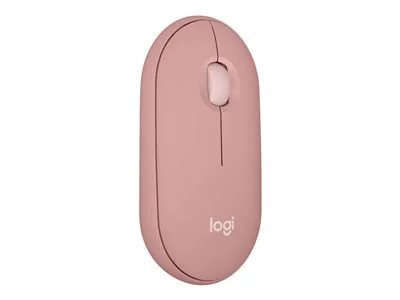 Logitech M350s Pebble Mouse 2 Slim Bluetooth Wireless Mouse - Tonal Rose