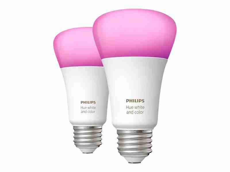 Philips Hue White and Color Ambiance A19 60W E26 2 pack | 78015983