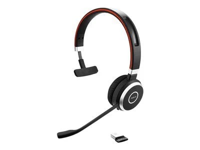 

Jabra Evolve 65 SE Link380a MS Mono Wireless Bluetooth Headset with Charging Stand - Black