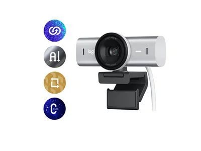 

Logitech MX Brio Ultra HD 4K Webcam - Pale Grey
