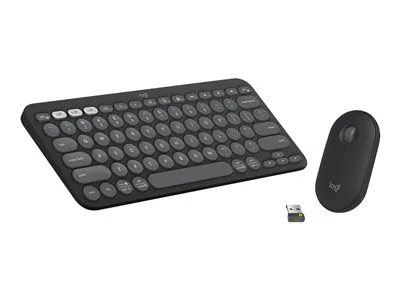 

Logitech Pebble 2 Wireless Keyboard & Mouse Combo - Tonal Graphite