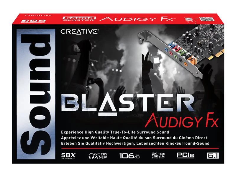 Creative Labs Sound Blaster Audigy Fx PCIe Sound Card - 78332408 | 78332408  | Lenovo US