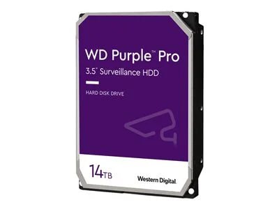 

WD Purple 14TB Pro Surveillance Hard Drive, 512MB cache