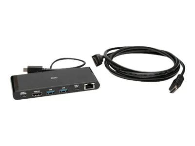 C2G USB-C 6-in-1 Mini Dock Kit for Laptops