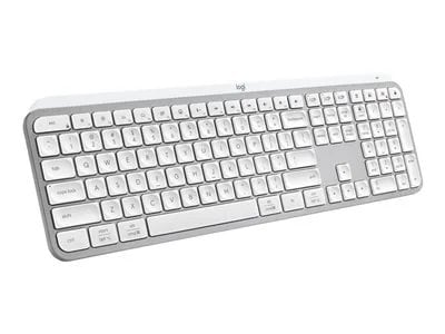 Logitech MX Keys S Wireless Keyboard with Backlit Keys - Pale Grey