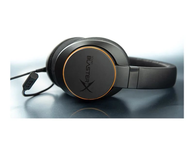 Creative Labs Sound BlasterX H6 Wired Gaming Headset - Black