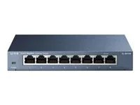 TP-Link TL-SG108 8-port Metal Gigabit Switch - switch - 8 ports - unmanaged