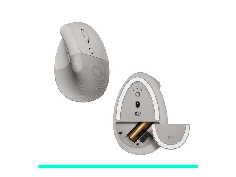 Logitech Lift Vertical Ergonomic Wireless Mouse - Sand | 78818423