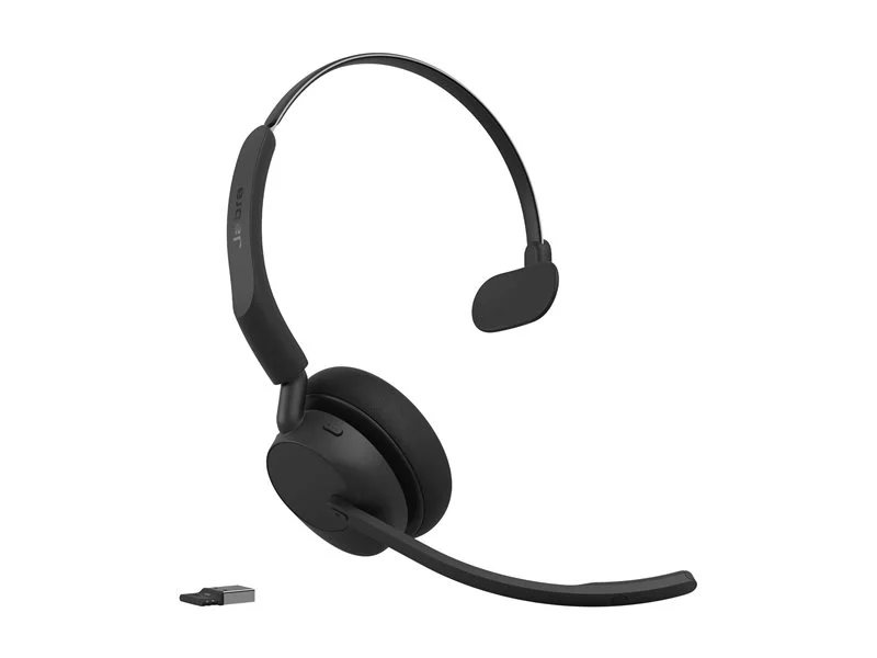 Jabra Evolve3 45 USB-A Mono Headset, UC Certified with Dongle and