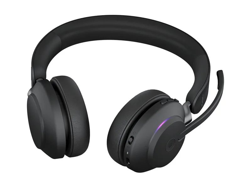 Jabra Evolve2 65 Link390c MS Stereo Headset with Charging Stand