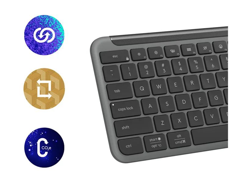 Logitech K950: Slim Keyboard - Graphite | 78804082 | Lenovo US