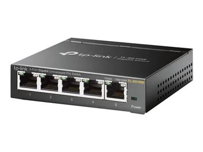 

TP-Link TL-SG105E 5 Port Gigabit Easy Smart Switch, Plug & Play, Support QoS & Vlan