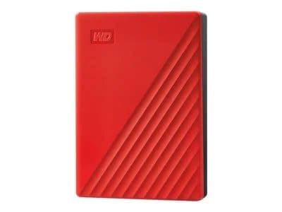 Image of WD My Passport 4TB Portable External Hard Drive - Red