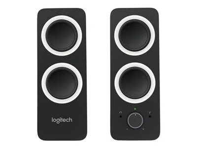 Image of Logitech Z200 Rich Stereo Sound Speakers - Midnight Black