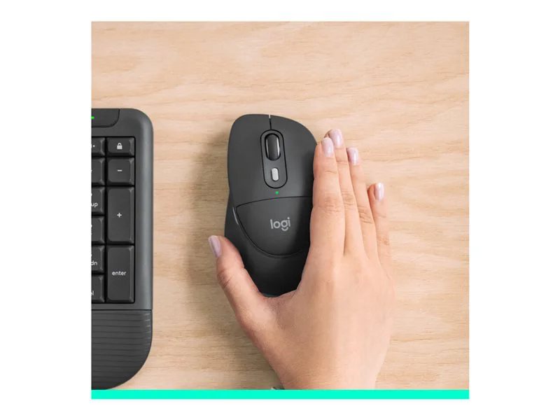 Logitech M850 L Signature Comfort Plus Wireless Mouse for Business