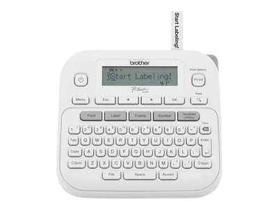 Brother PT-D220 Easy Compact Desktop Label Maker - White