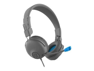 

JLab JBuddies Learn On-Ear Wired Headphones w/Boom Mic - Gray