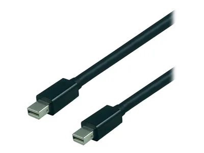Image of VisionTek Mini DisplayPort to Mini DisplayPort Cable, 2m/6.6ft - Black