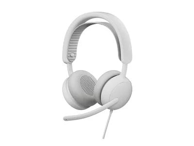 Logitech Zone Wired 2 Noise-Canceling Headset with Adaptive Hybrid ANC - Off-White