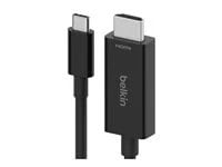 Belkin Connect USB-C to HDMI 2.1 Cable, 6.6 ft - Black