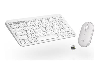 

Logitech Pebble 2 Wireless Keyboard & Mouse Combo - Tonal White