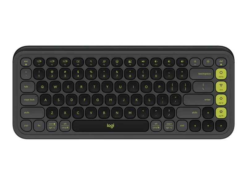 Logitech POP Icon Keys Bluetooth Keyboard - Graphite & Green