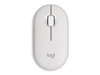 Logitech M350s Pebble Mouse 2 Slim Bluetooth Wireless Mouse - Tonal White