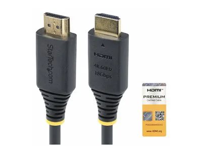 StarTech.com Premium Certified High Speed HDMI Cable, 4.6m/15ft