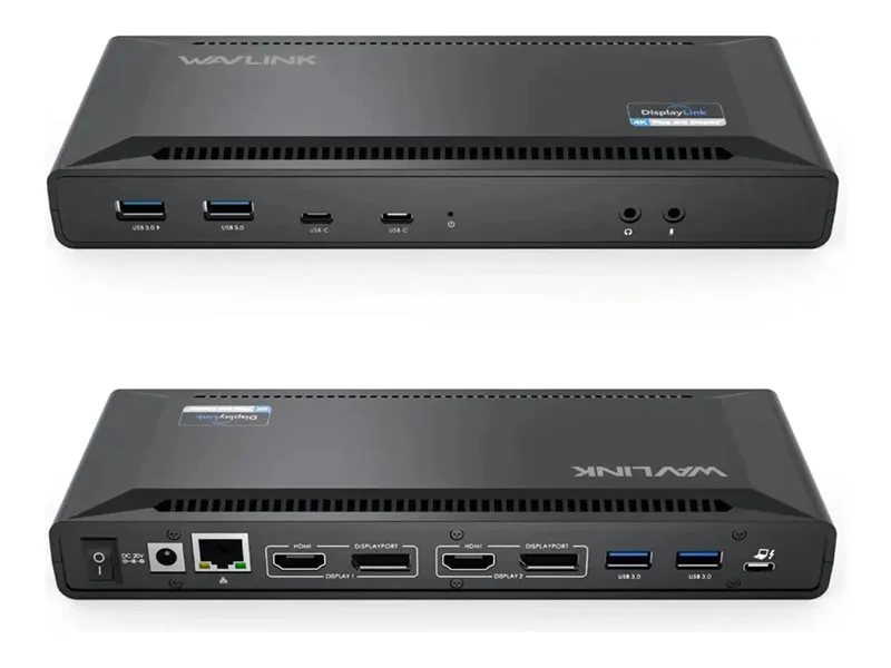 Bull Creek WavLink Dual Display 4K Universal Dock with 100W Power