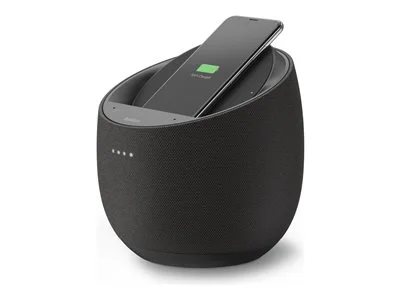 

Belkin SoundForm Elite Hi-Fi Smart Speaker + Wireless Charger - Google Smart Speaker and Sound Technology by Devialet Black