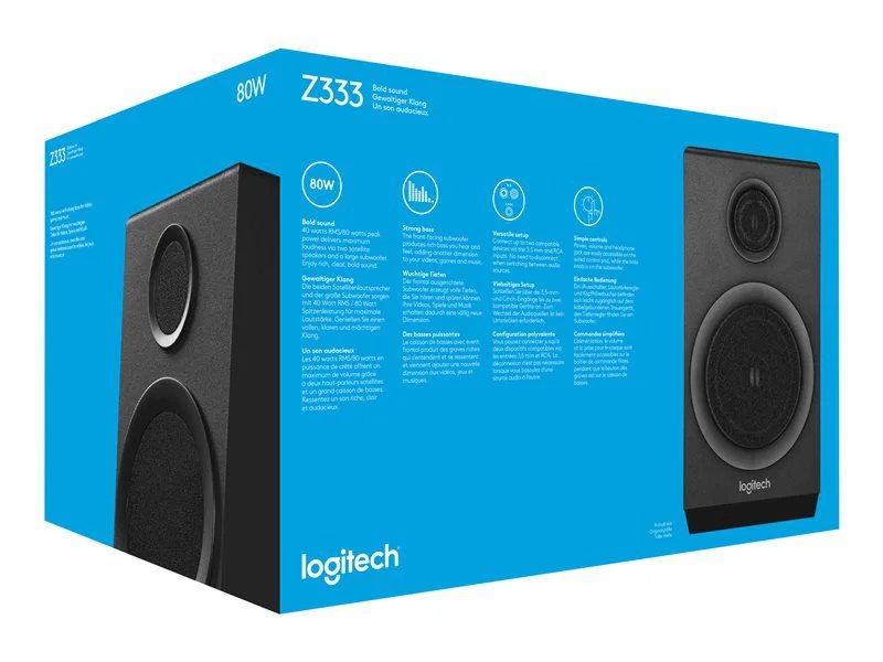 Logitech Z333 2.1-Channel Bold Speaker System | 78012800