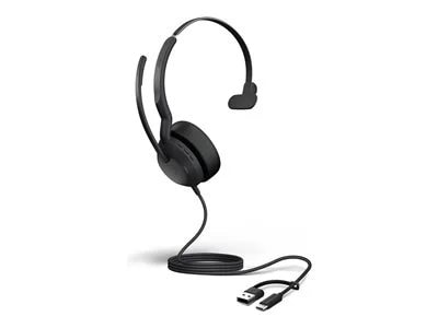 Jabra Evolve2 50 Mono Wired USB-C/A & Bluetooth Headset for Microsoft Teams
